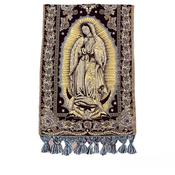 Our Lady of Guadalupe Baroque Shawl Scarf - Picture 11 of 11